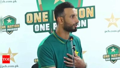 'Aapne facts galat bataye hain': Pakistan captain Shan Masood's 'verbal duel' with media | Cricket News - Times of India