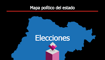 Mapa político del estado de Guanajuato