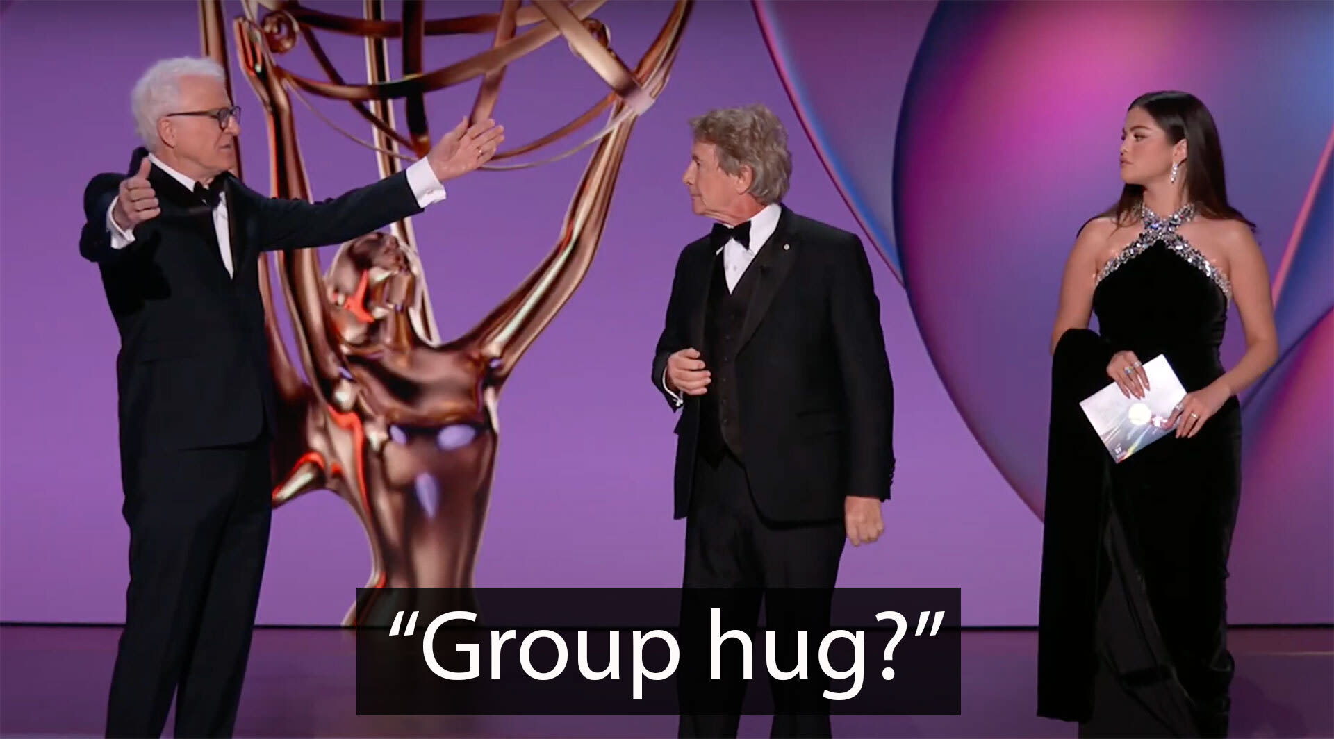 Steve Martin, Martin Short, and Selena Gomez hilariously roast each other during Emmys intro