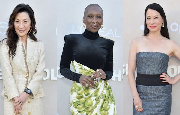 Michelle Yeoh in Schiaparelli, Cynthia Erivo in Balmain and More Stars Attend the Gold House Gold Gala 2024