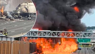 Fatal Route 3 fire and explosion — what was the truck carrying?