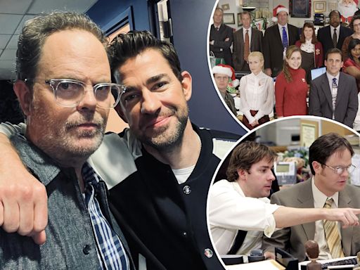 ‘The Office’ stars Rainn Wilson and John Krasinski reunite after spinoff news