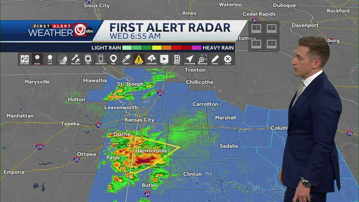 Alert Day: Kansas City metro under severe thunderstorm watch through Wednesday afternoon