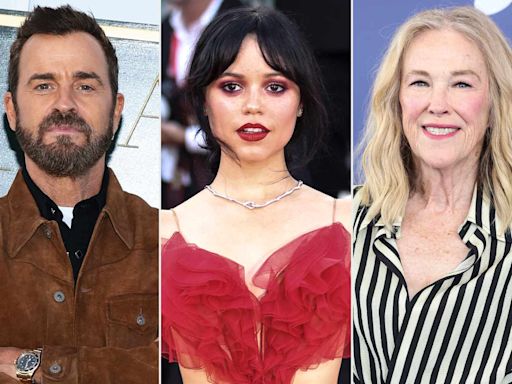 Justin Theroux Praises Jenna Ortega and Catherine O'Hara's Method Dressing for “Beetlejuice Beetlejuice ”Press (Exclusive)