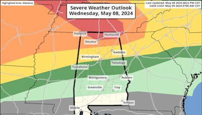 Severe weather possible overnight in Alabama