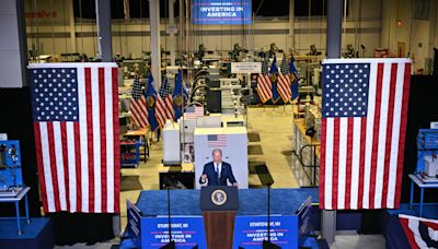 Biden back in the battleground state of Wisconsin