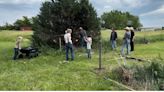 National Eucharistic Pilgrimage hosts service event at Catholic Cemetery