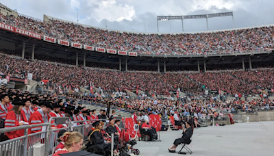 Person dies after falling from stands at Ohio State University graduation