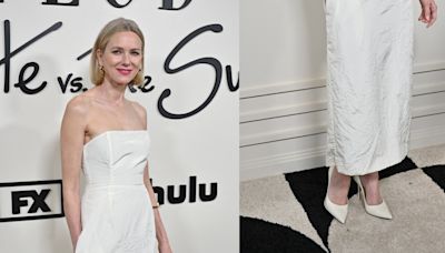 Naomi Watts Channels Vintage Look in Pointed Pumps and Halter Dress at ‘Feud: Capote vs. The Swans’ FYC Event