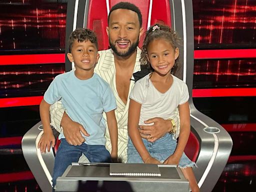 John Legend Calls His Kids Luna and Miles His 'Favorite Coaching Advisors' as They Join Him on “The Voice”