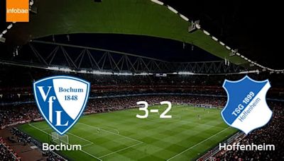 Bochum gana 3-2 a Hoffenheim y se lleva los tres puntos