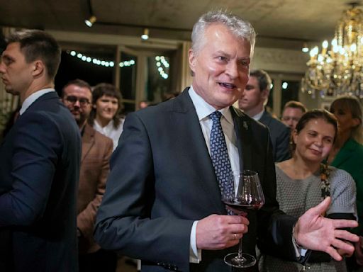 Lithuanian president is the front-runner as country heads to runoff vote in two weeks