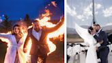 Two movie stunt professionals planned an elaborate surprise performance for their wedding. They had no idea the video went viral on TikTok.