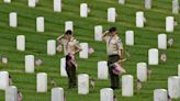 Photos: Scouts place American flags on 90,000 graves at LA National Cemetery