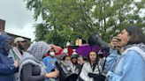 Pro-Palestine protesters return to UNC campus with peaceful actions and fiery words