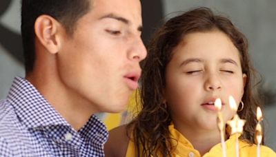 James Rodríguez celebra el cumpleaños de su hija Salomé