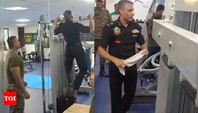Watch: Indian Army Major General Prasanna Joshi wows with 25 flawless pull-ups, netizens react | Delhi News - Times of India