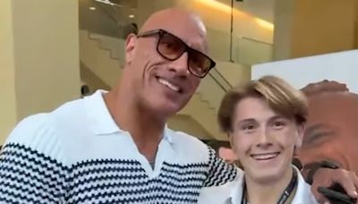 Dwayne Johnson shares video of a fan who he inspired to lose 60 pounds