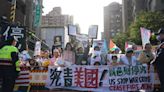【圖輯】台北聲援巴勒斯坦遊行