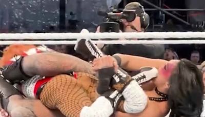 New Footage Emerges of Rhea Ripley’s Savage Bite on Becky Lynch During WrestleMania 40