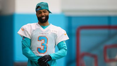 OBJ has yet to practice with his new Dolphins teammates