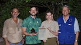 Baltÿa, la tortuga gigante de Galápagos bautizada por el comisario de Medio Ambiente de la UE