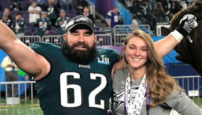 WATCH: Jason Kelce Hilariously Accused of Cheating in Arm Wrestling Against Rugby Star Nicole Heavirland by Wife Kylie