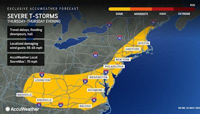 Northeast I-95 corridor braces for feisty storms as heat, humidity build