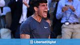 Correoso Alcaraz ya está en su primera final de París (2-6, 6-3, 3-6, 6-4 y 6-3)