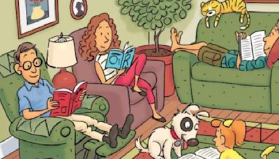 Word puzzle brain teaser: Spot all the 6 hidden words in the living room