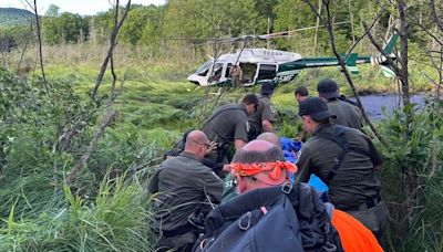 Man, 75, missing for four days is found alive after being trapped in bog