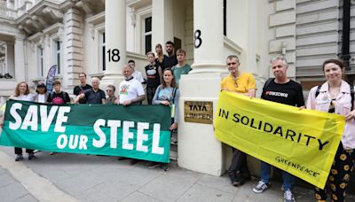 Climate groups and unions demand ‘just transition’ for Tata Steel workers