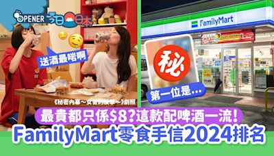 FamilyMart便利店零食手信排名TOP 5 最貴都只係$8！第一位是...