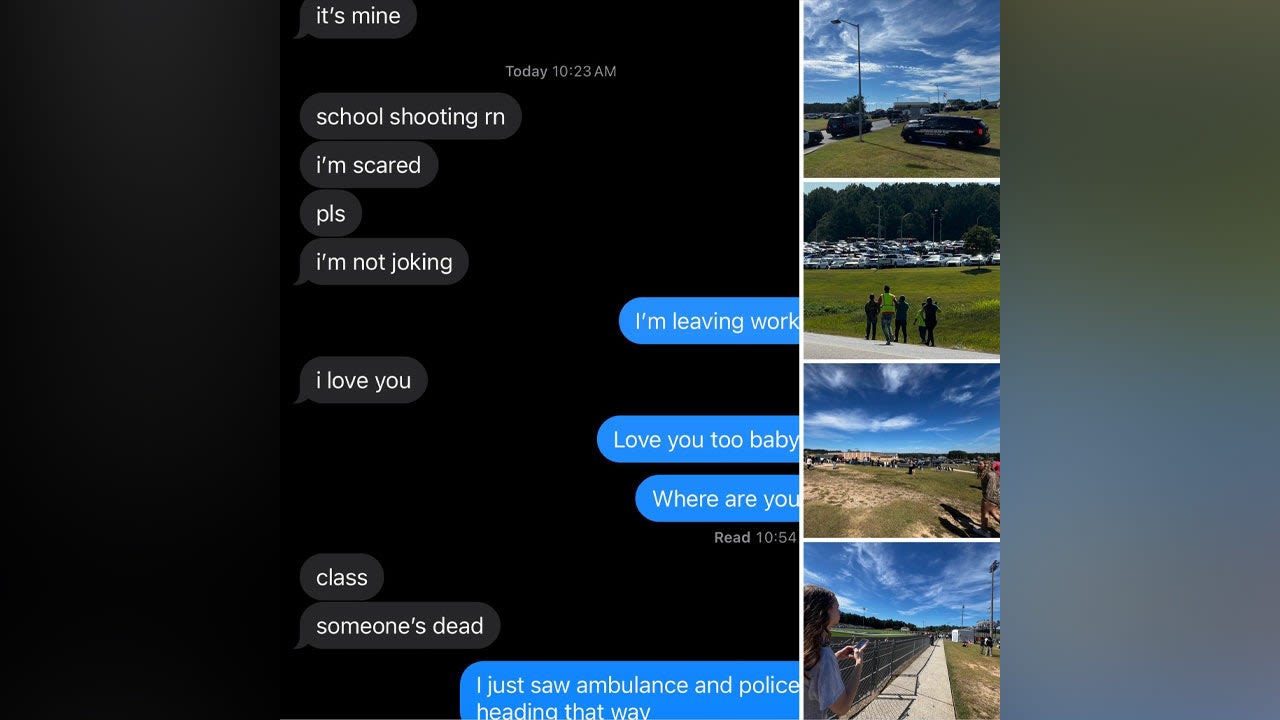 Georgia high school shooting: Frightened student texts mom during horrifying rampage