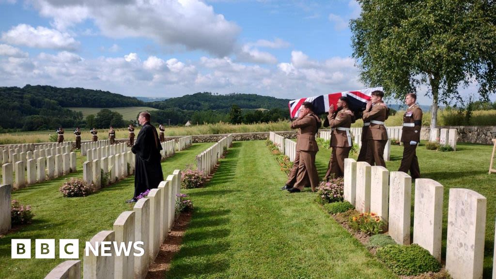 World War One soldiers laid to rest 110 years after deaths