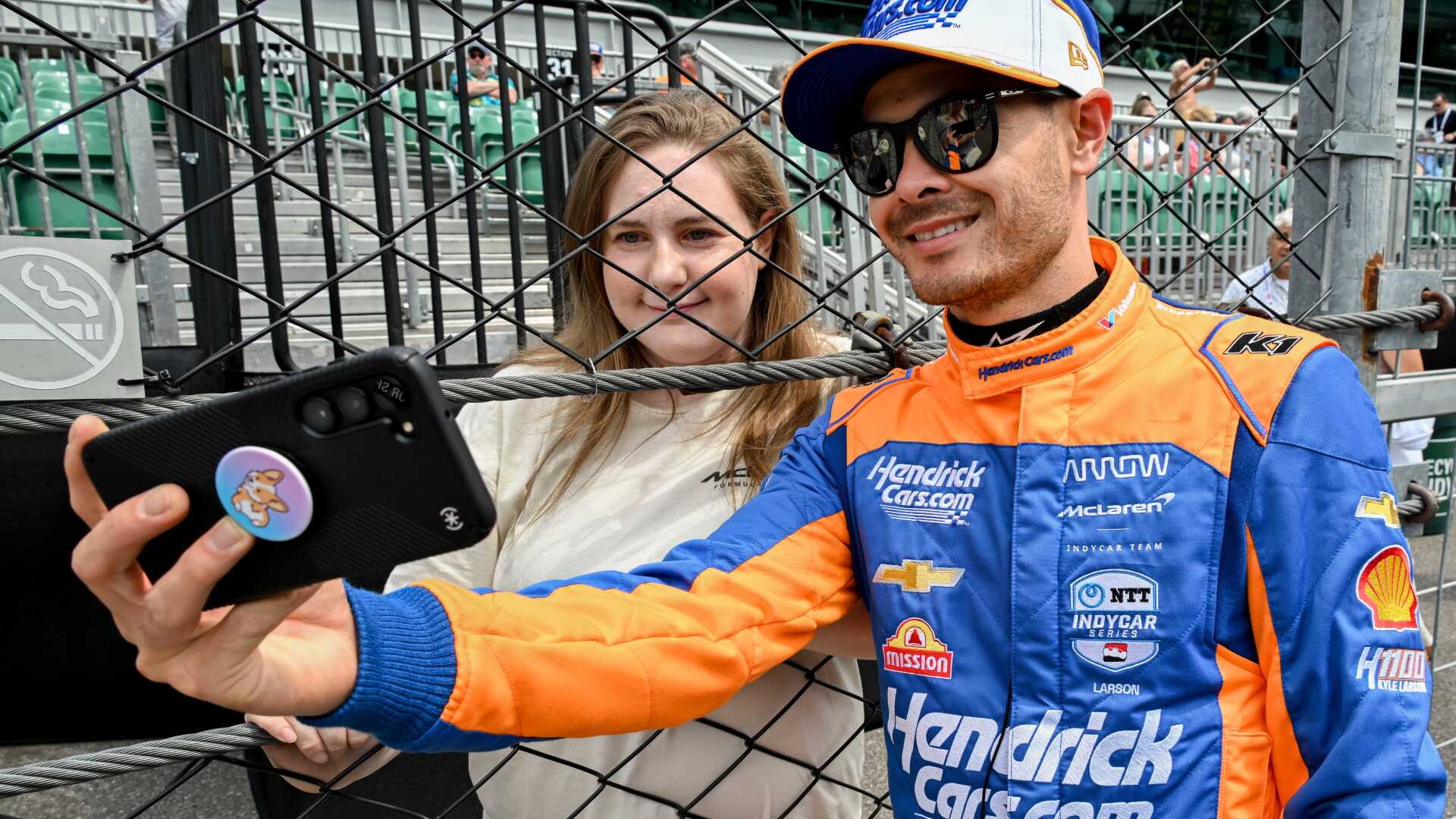 NASCAR’s Kyle Larson quick learner at Indy 500 ‘Fast Friday’ as Colton Herta tops charts