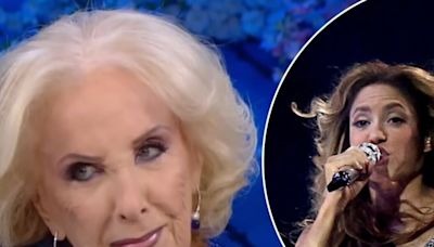 Mirtha Legrand destrozó a Shakira por su show en la final de la Copa América: "Cantó pésimo"