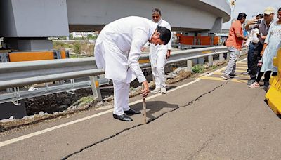 ‘Cracks’ in Atal Setu sea bridge connecting south Mumbai to Navi Mumbai; Congress, BJP trade barbs