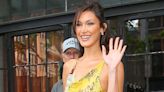 Bella Hadid's Vintage Roberto Cavalli Dress Has a Lace-Up Corset