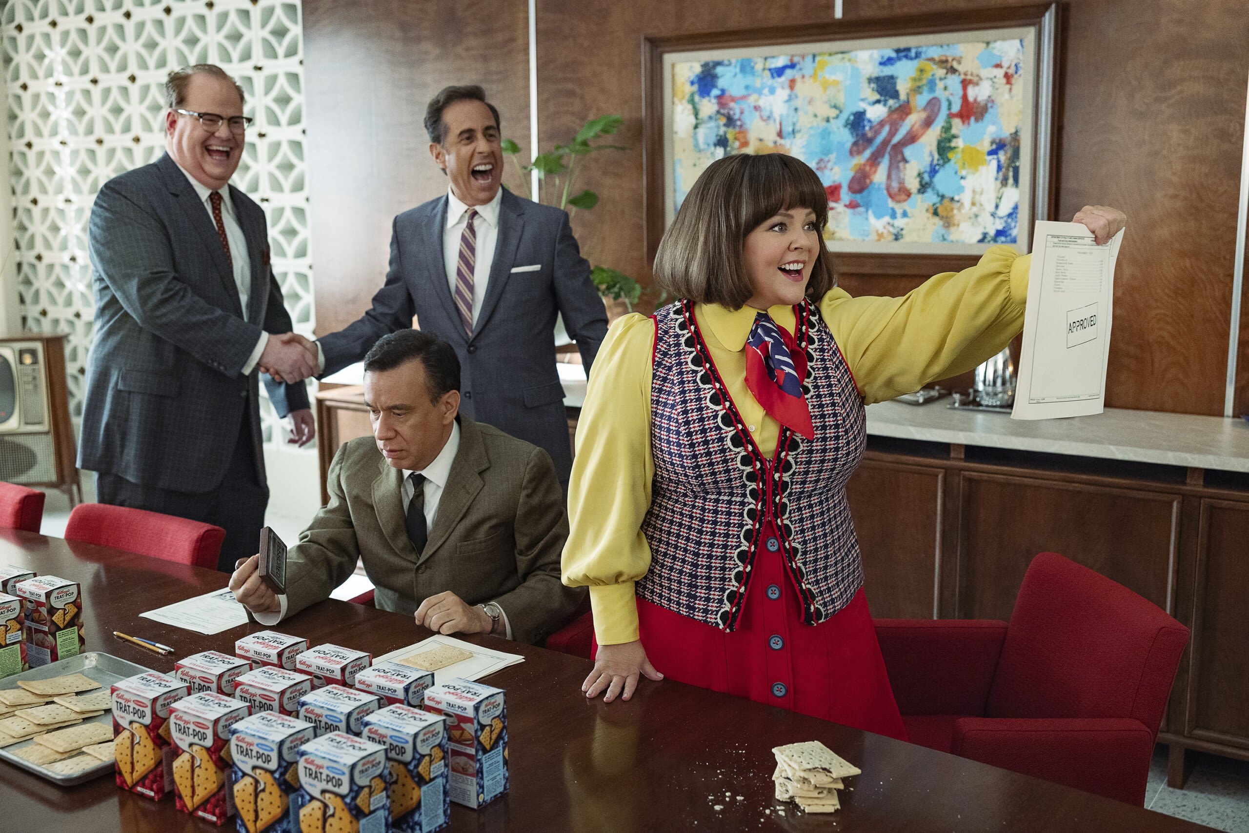 Review: Jerry Seinfeld and Melissa McCarthy spoof the ‘making of’ Pop-Tarts in Netflix film ‘Unfrosted’ - WTOP News