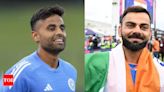 In 56 fewer matches, Suryakumar Yadav equals Virat Kohli's big T20I record for most... | Cricket News - Times of India