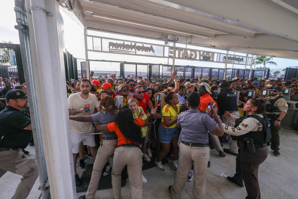 Lax security for walk-ins led to breach, chaos at Hard Rock Stadium’s Copa America final