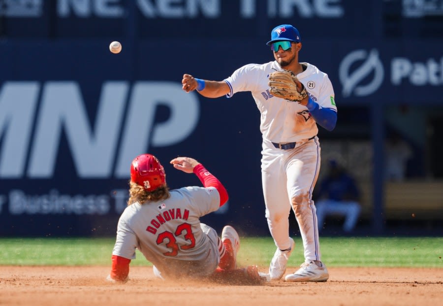 Nathan Lukes’ double in 8th pushes Blue Jays past Cardinals 3-2 to complete 3-game sweep