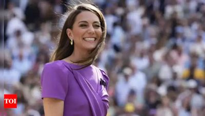 Kate Middleton makes first public appearance since announcing completion of her chemotherapy treatment - Times of India