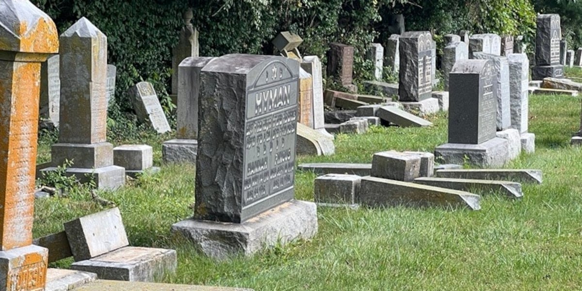 ‘Outrage’ after more than 170 gravestones vandalized at Cincinnati Jewish cemeteries