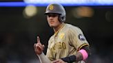 Padres' Manny Machado leaves in the 4th inning vs. Angels after an apparent right leg injury