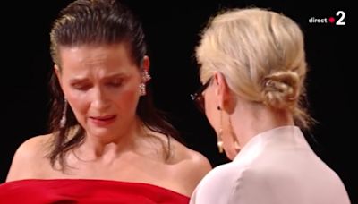 "Tu as changé notre façon de voir les femmes dans le monde du cinéma" : Juliette Binoche submergée par l’émotion face à Meryl Streep (VIDEO)