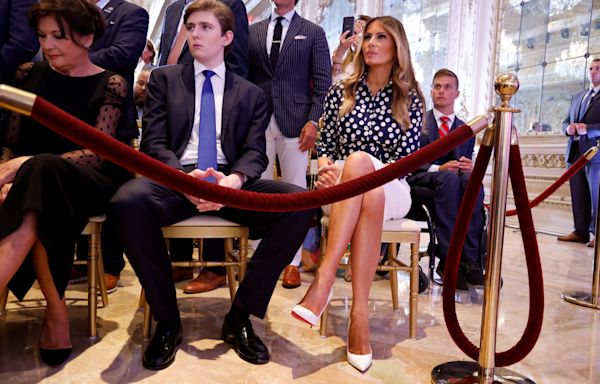 Info about Barron Trump as he starts college in New York, like his social media and height