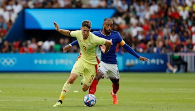 Francia - España, la final de fútbol masculino de los Juegos, en imágenes