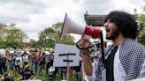 Echoing Vietnam War protests, demonstrators at Kent State call for the university to divest.